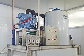山東日照，日產(chǎn)5噸片冰機，用于海鮮水產(chǎn)加工